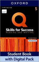 Q Skills For Success 3e Level 5 Reading & Writing Student Book With Digital Pack