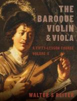 Baroque Violin & Viola, vol. II: A Fifty-Lesson Course
