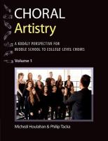 Choral Artistry: A KodÃ¡ly Perspective for Middle School to College-Level Choirs, Volume 1