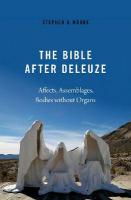 Bible After Deleuze: Affects, Assemblages, Bodies Without Organs