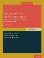 Mastery of Your Anxiety and Panic: Brief Six-Session Version for Primary Care and Related Settings 2nd Revised edition