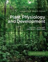 Plant Physiology and Development 7th Revised edition