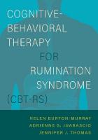 Cognitive-Behavioral Therapy for Rumination Syndrome (CBT-RS)
