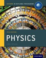 Oxford IB Diploma Programme: Physics Course Companion 2014th Revised edition