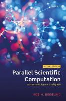 Parallel Scientific Computation: A Structured Approach Using BSP 2nd Revised edition