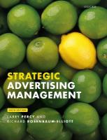 Strategic Advertising Management 6th Revised edition