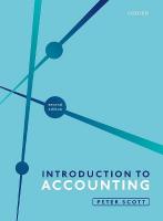Introduction to Accounting 2nd Revised edition