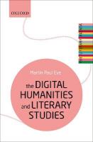 Digital Humanities and Literary Studies
