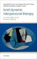 Brief Dynamic Interpersonal Therapy 2nd Revised edition