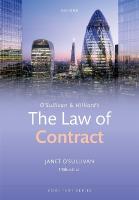 OSullivan & Hilliard's The Law of Contract 11th Revised edition