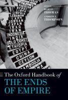 Oxford Handbook of the Ends of Empire