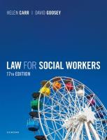 Law for Social Workers 17th Revised edition
