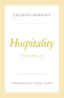 Hospitality, Volume II