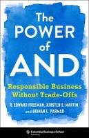 Power of And: Responsible Business Without Trade-Offs