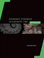 Economic Dynamics in Discrete Time second edition