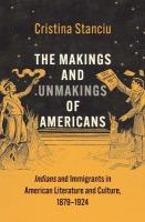 Makings and Unmakings of Americans: Indians and Immigrants in American Literature and Culture, 1879-1924