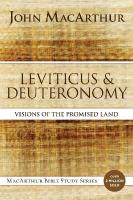 Leviticus and Deuteronomy: Visions of the Promised Land