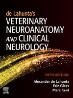 de Lahunta's Veterinary Neuroanatomy and Clinical Neurology 5th edition