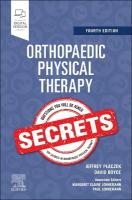 Orthopaedic Physical Therapy Secrets 4th edition