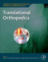 Translational Orthopedics: Designing and Conducting Translational Research