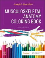 Musculoskeletal Anatomy Coloring Book 4th edition