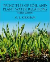 Principles of Soil and Plant Water Relations 3rd edition