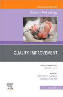 Quality Improvement, An Issue of Clinics in Perinatology, Volume 50-2