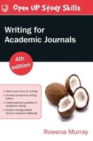 Writing for Academic Journals 4e 4th edition