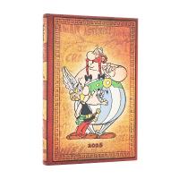 2026 Asterix & Obelix (The Adventures of Asterix) Mini 12-month Horizontal  Hardcover Flexi Dayplanner 2026 (Elastic Band Closure)