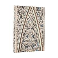 2026 Vault of the Milan Cathedral (Duomo di Milano) Midi 12-month Verso  Hardcover Flexi Dayplanner 2026 (Wrap Closure)