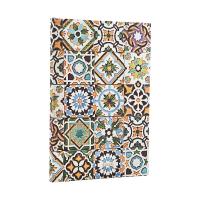 2026 Porto (Portuguese Tiles) Maxi 12-month Horizontal Hardcover Flexi  Dayplanner 2026 (Elastic Band Closure)