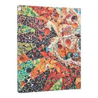 2026 Gaudi's Sun (Gaudis Mosaics) Ultra 12-month Day-at-a-Time Hardcover  Flexi Dayplanner 2026 (Wrap Closure)
