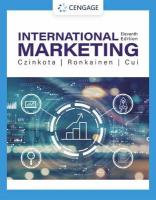 International Marketing 11th edition