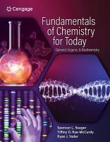 Fundamentals of Chemistry for Today: General, Organic, and Biochemistry New edition