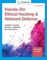 Hands-On Ethical Hacking and Network Defense 4th edition