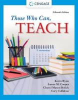 Those Who Can, Teach 15th edition