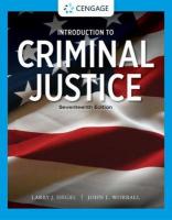 Introduction to Criminal Justice 17th edition