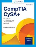 CompTIA CySAplus Guide to Cybersecurity Analyst (CS0-002) 2nd edition