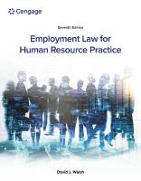Employment Law for Human Resource Practice 7th edition