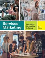 Services Marketing: Concepts, Strategies, & Cases 6th edition