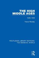 High Middle Ages: 1200-1550