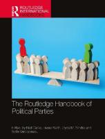 Routledge Handbook of Political Parties