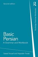 Basic Persian: A Grammar and Workbook 2nd edition
