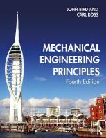 Mechanical Engineering Principles 4th edition