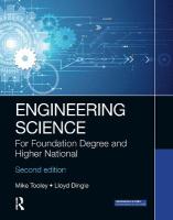 Engineering Science: For Foundation Degree and Higher National 2nd edition