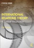 International Relations Theory: A Critical Introduction 5th edition