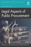 Legal Aspects of Public Procurement 3rd edition