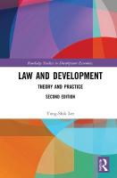 Law and Development: Theory and Practice 2nd edition