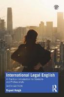 International Legal English: A Practical Introduction for Students and Professionals 6th edition