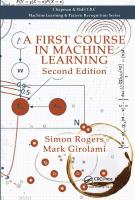 First Course in Machine Learning 2nd edition